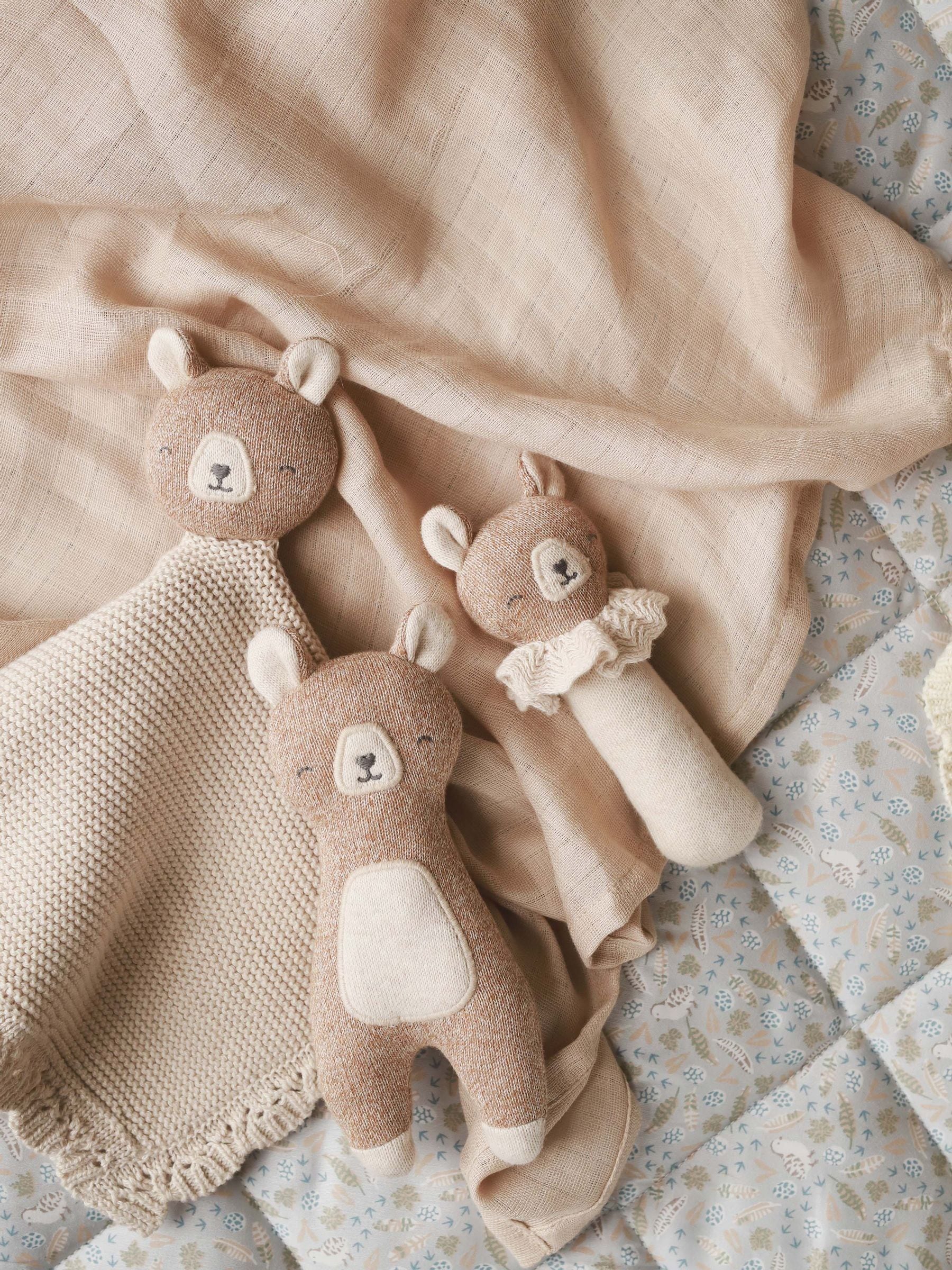 Avery Row Birch cuddle cloth bear 35cm soft cotton toy, imported from the UK