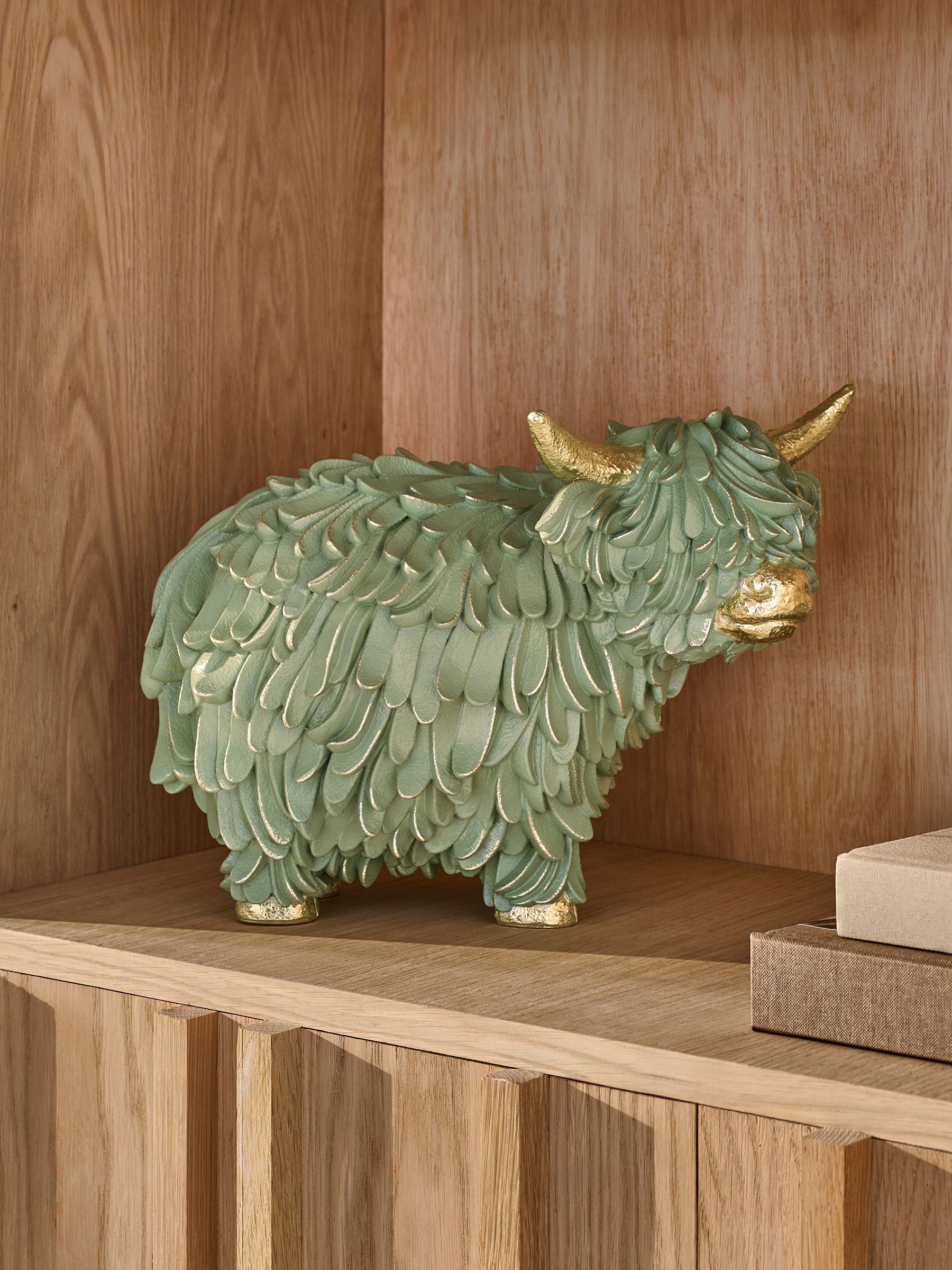 Bronze Hamish Highland Cow Small Ornament Home Decor