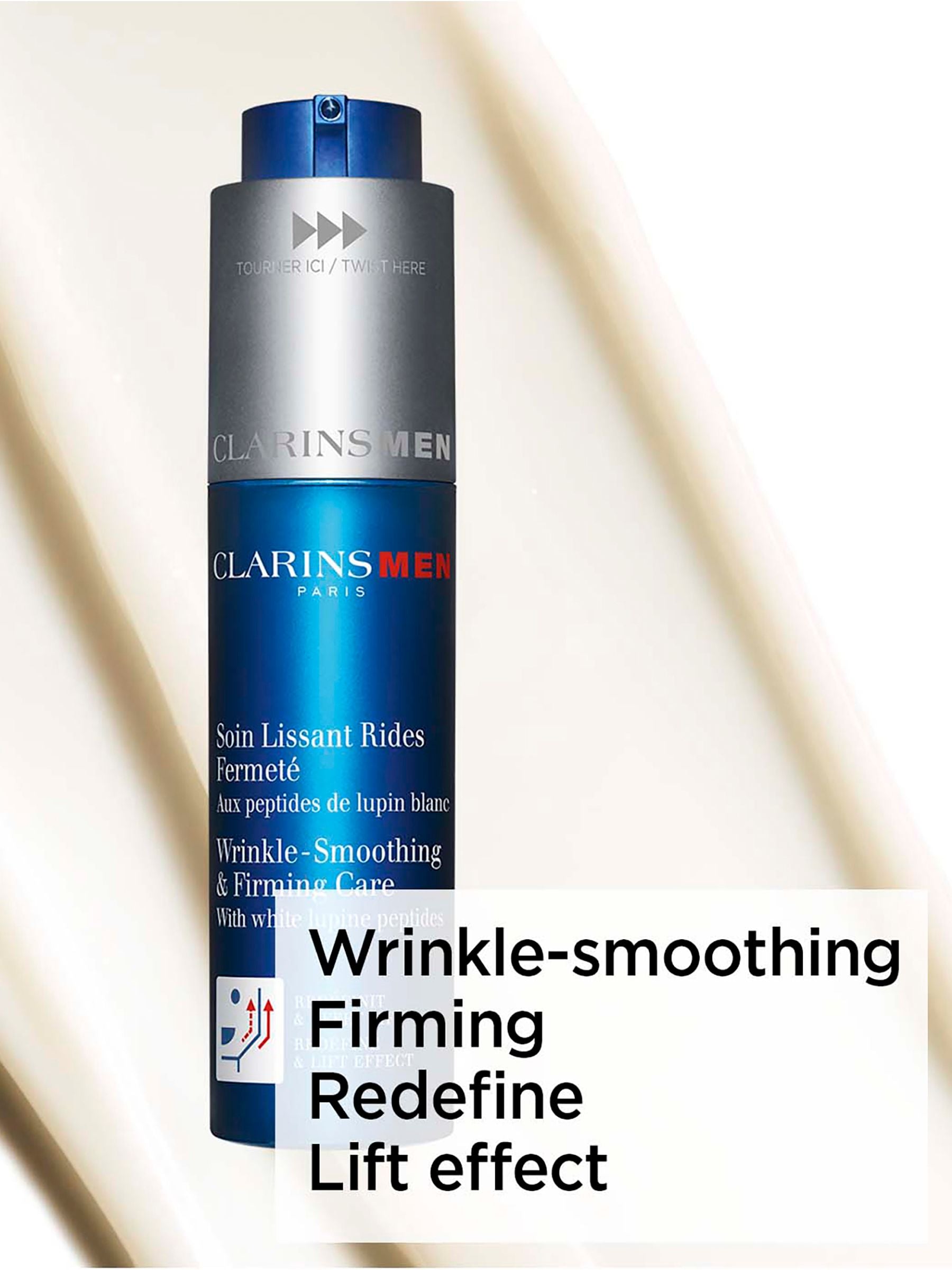 Clarins Men Wrinkle-Smoothing & Firming Care Moisturiser 50ml - British product