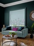 Sara Miller Dusky Blue Botanic Paradise Roman blind 1300x1400mm - British product