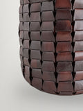 Dragon Diffusion bucket bag brown suede honey link, imported from the UK