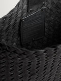 Dragon Diffusion black woven leather Santa Maria bag - British product