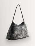 Dragon Diffusion black woven leather Santa Maria bag - British product