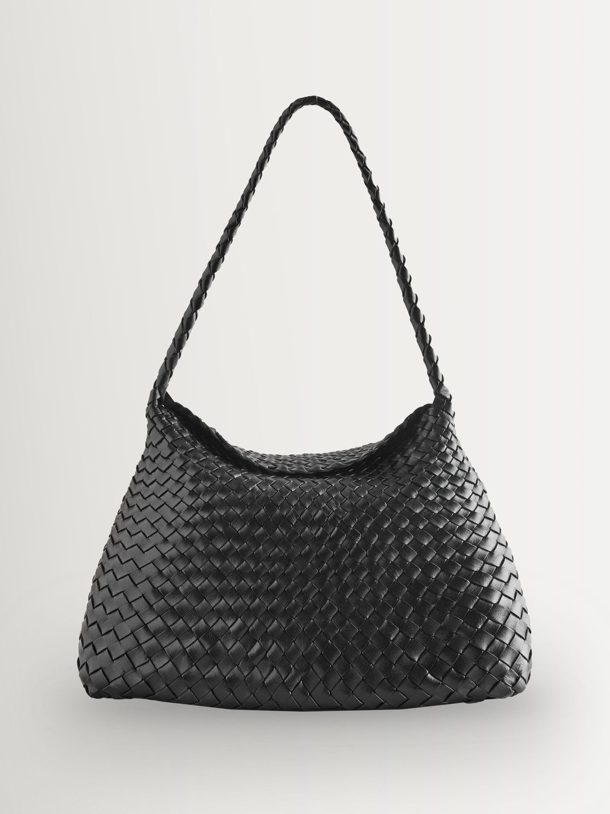 Dragon Diffusion black woven leather Santa Maria bag - British product