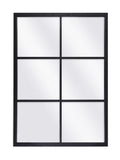 Garden Trading black Fulbrook mirror 100x70cm, UK version