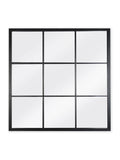 Garden Trading black Fulbrook wall mirror 90x90cm, UK version