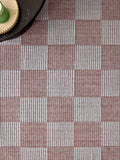 MADE.COM blue Juliette flatweave wool rug, UK version