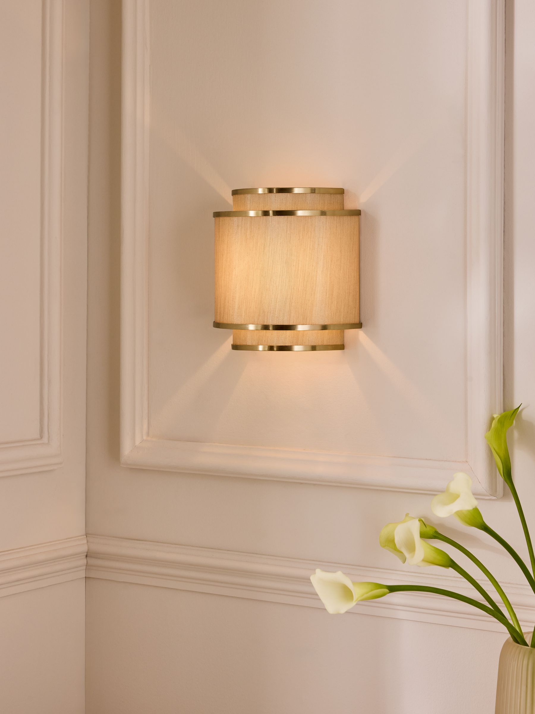 Lipsy Brass Framed Wall Light interior lighting (British brand)
