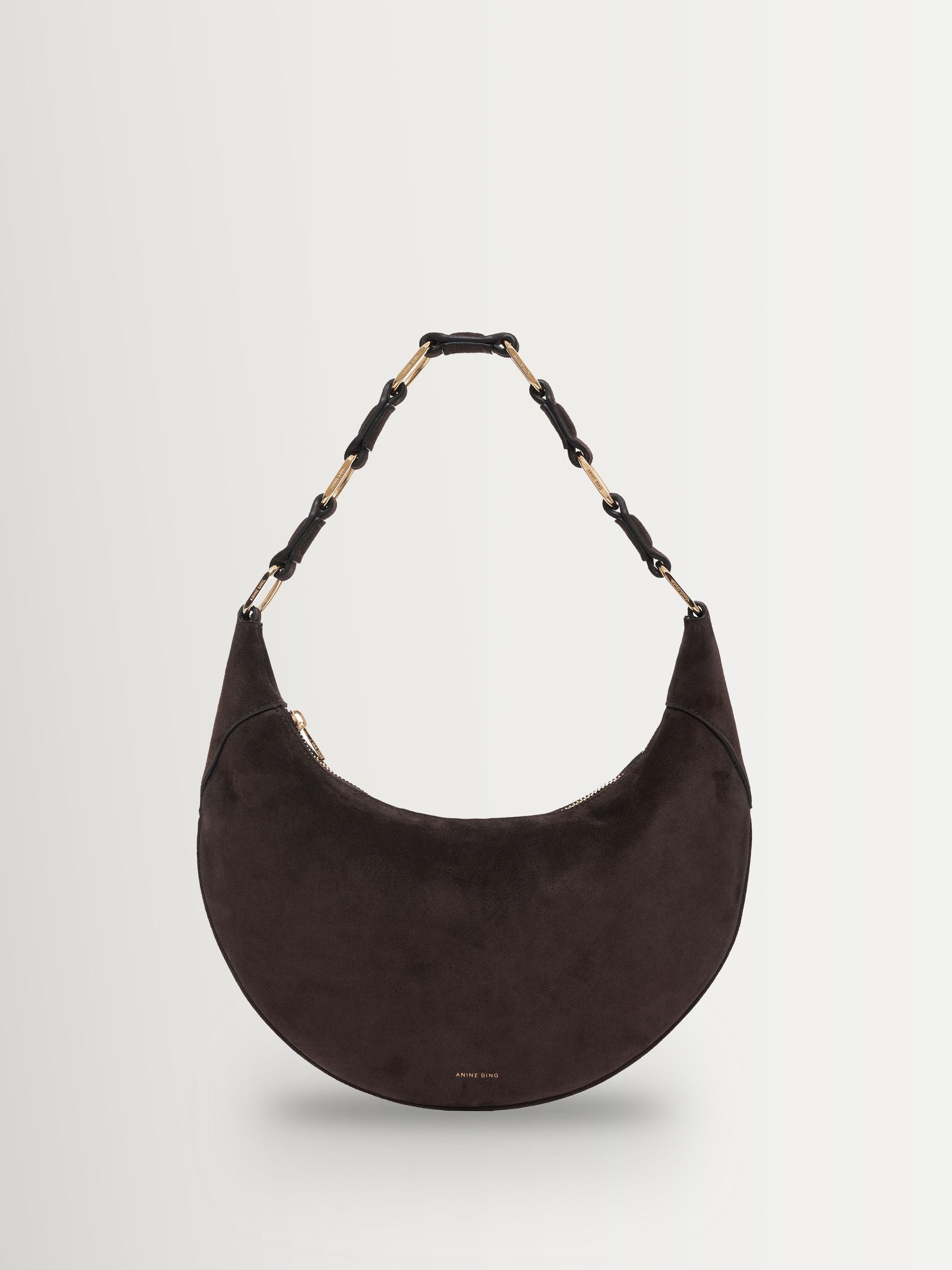 ANINE BING brown suede Kate hobo bag (British brand)