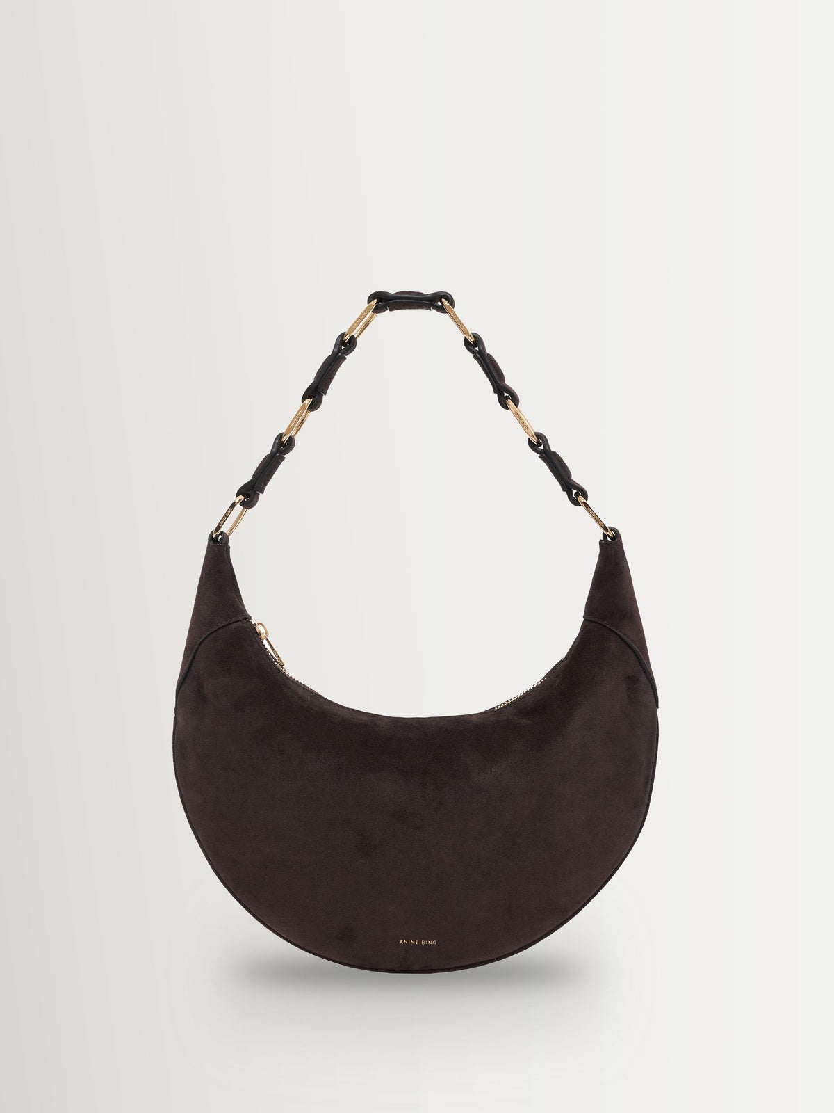 ANINE BING brown suede Kate hobo bag (British brand)