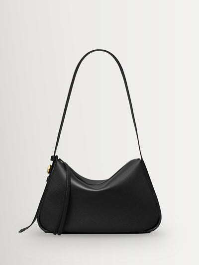 Next Tory Burch Small Romy Pebbled Leather Shoulder Bag Black- Buy online at McGrocer