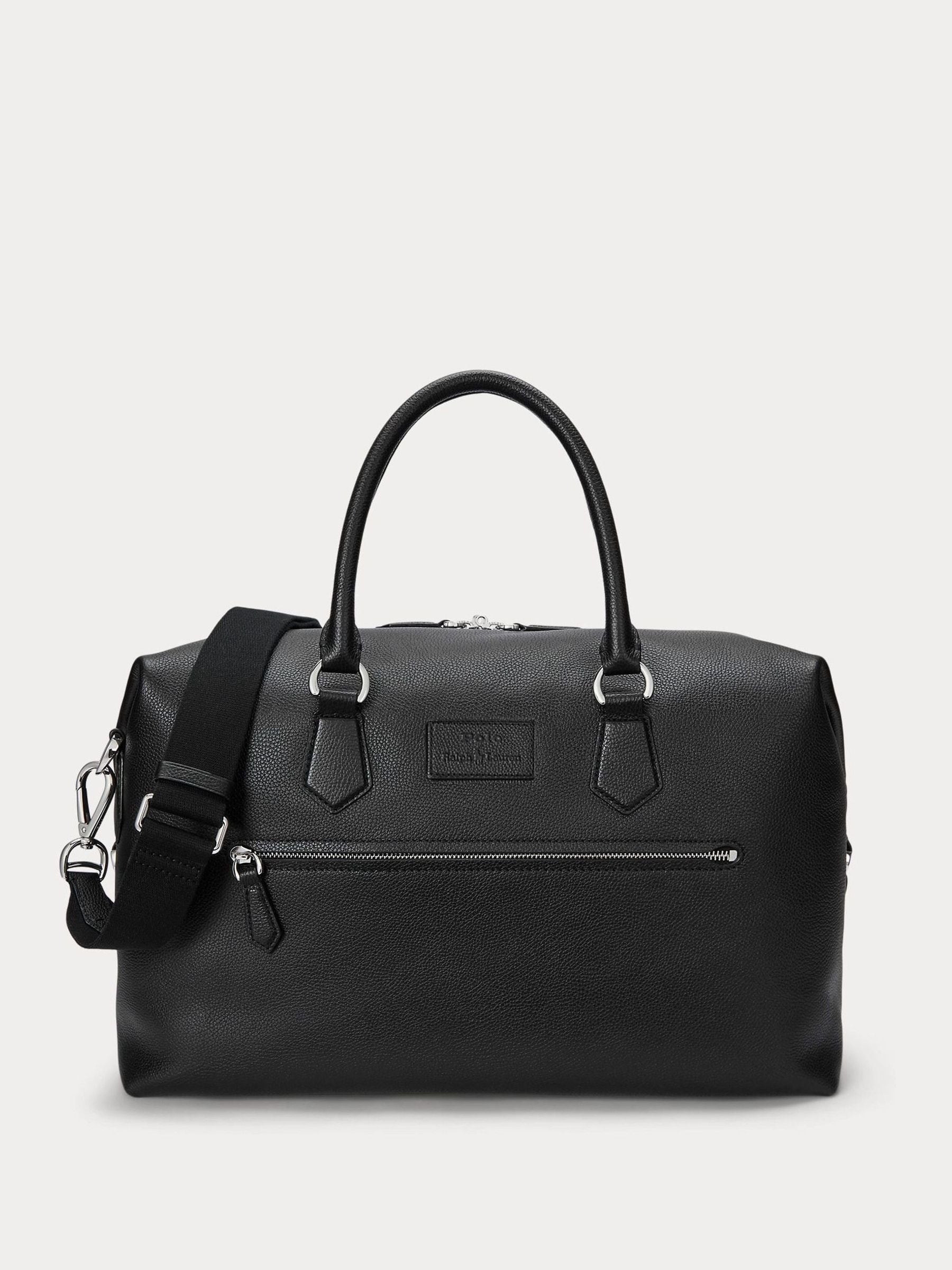 Polo Ralph Lauren black large leather duffle bag imported from the UK