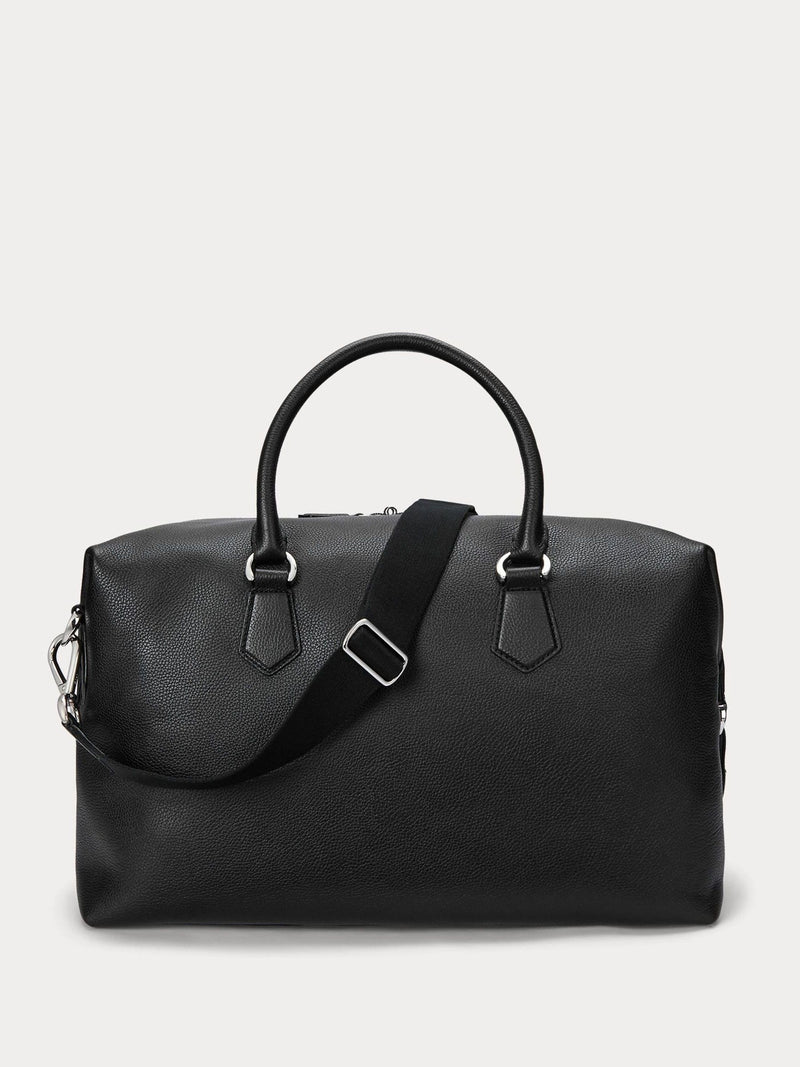 Polo Ralph Lauren black large leather duffle bag imported from the UK