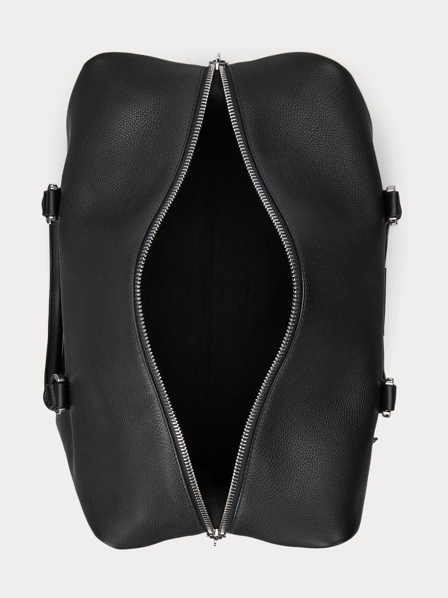 Polo Ralph Lauren black large leather duffle bag imported from the UK