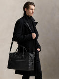 Polo Ralph Lauren black large leather duffle bag imported from the UK