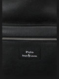 Polo Ralph Lauren black pebbled leather backpack (British brand)