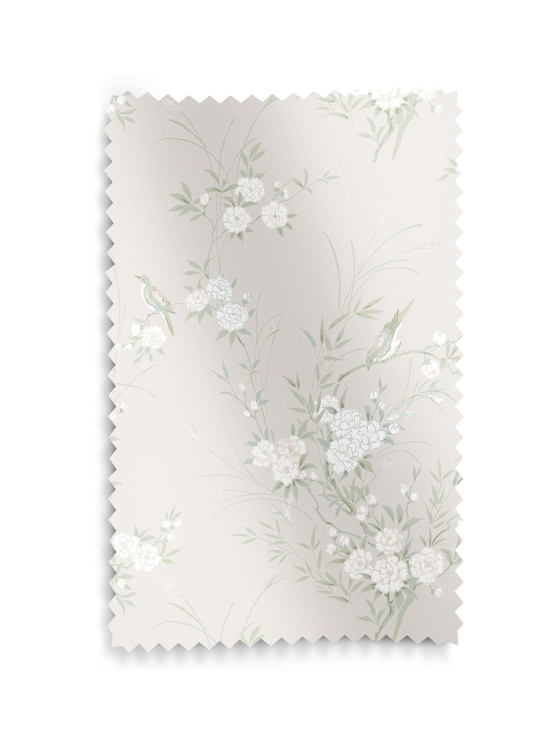 Shabby Chic blackout roller blind bird chinoiserie made to measure, UK version