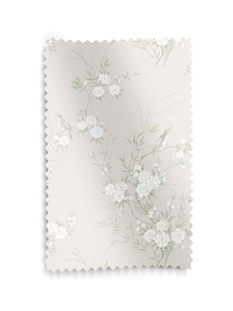 Shabby Chic blackout roller blind bird chinoiserie made to measure, UK version