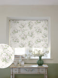 Shabby Chic roman blind natural rose chintz made to measure, UK version