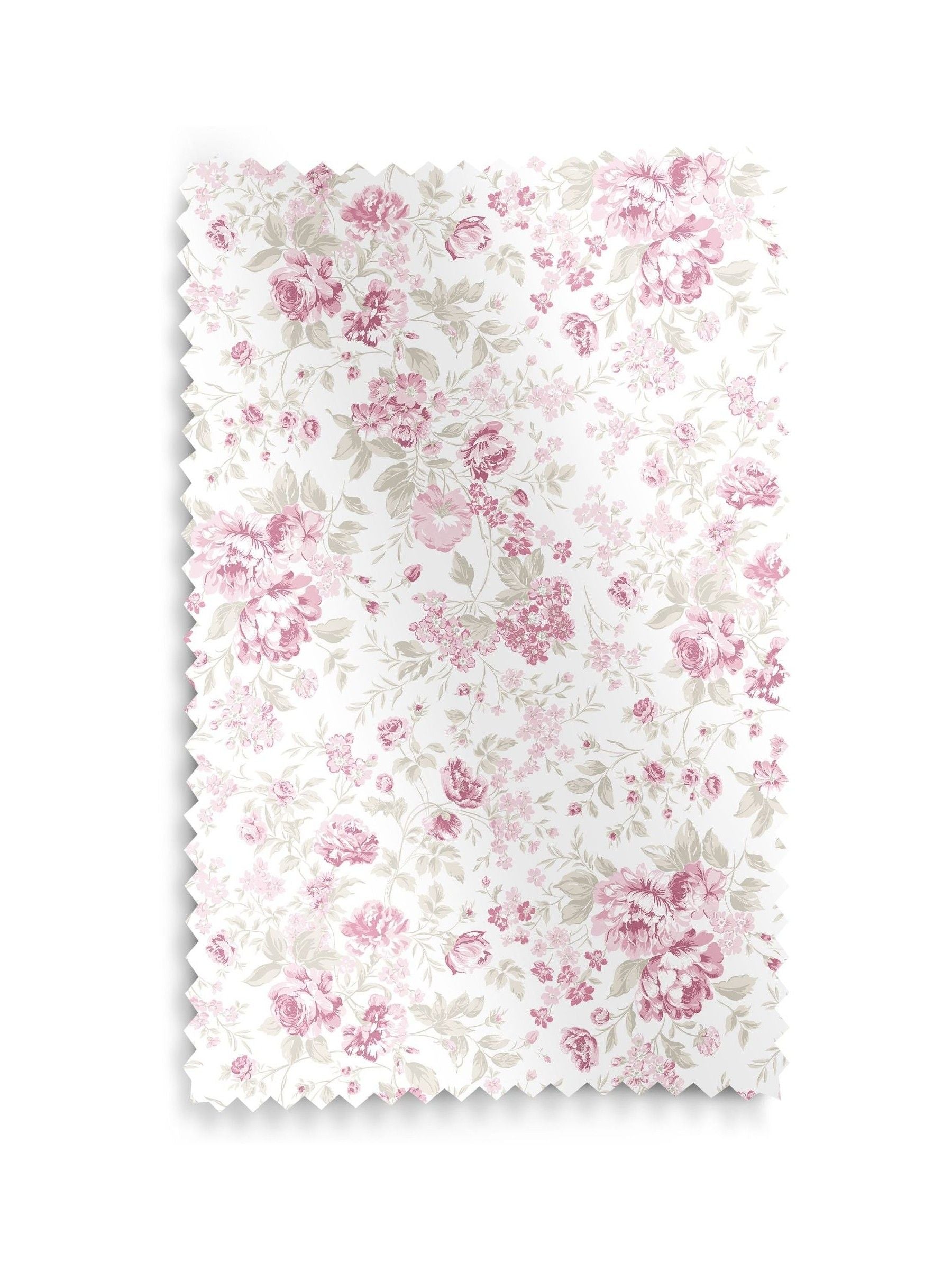 Shabby Chic pink romantic rose Roman blind, imported from the UK