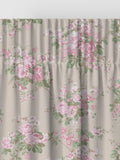 Shabby Chic pink rose chintz made to measure curtains - British product