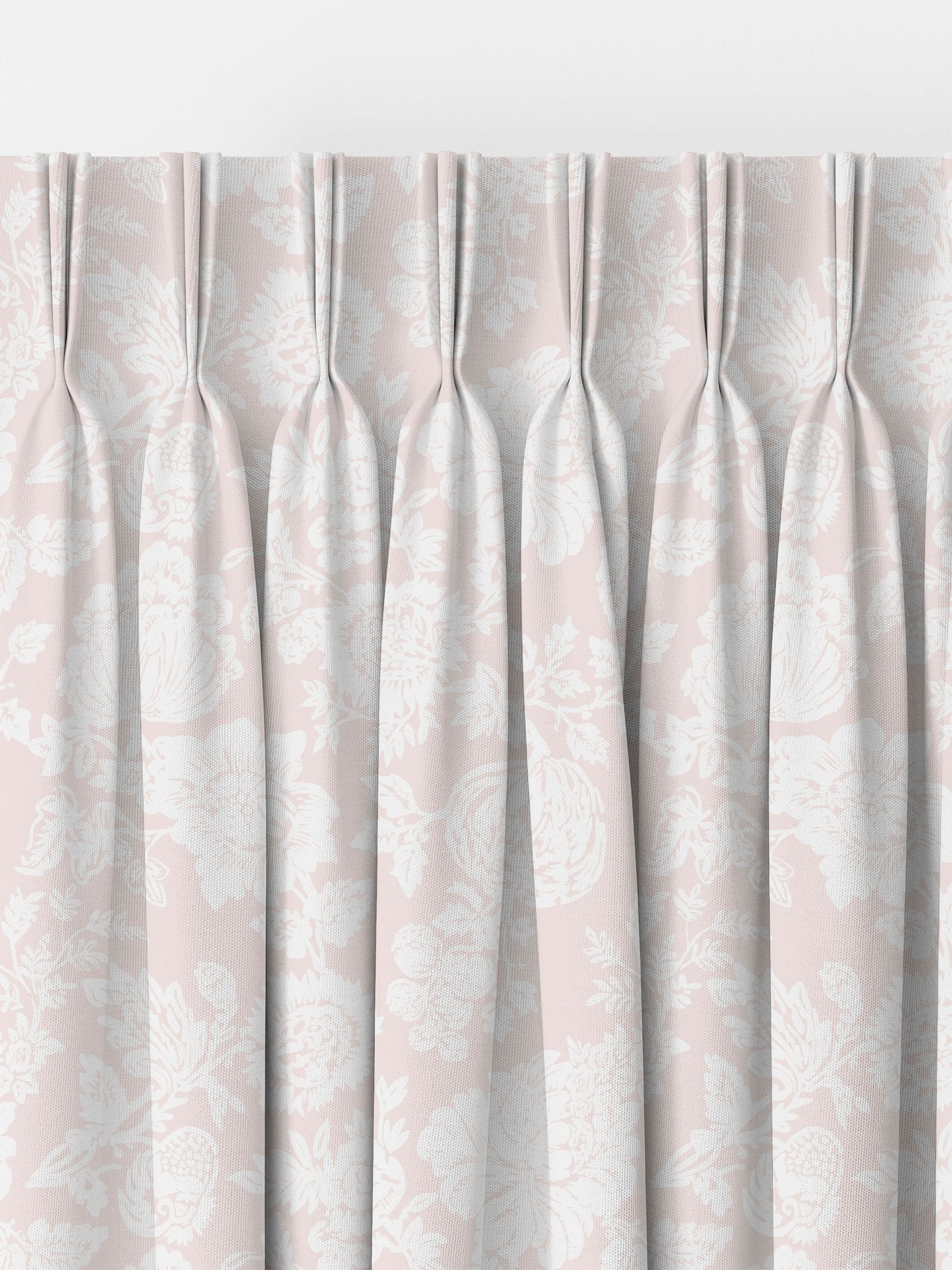 Shabby Chic dusky pink stipple made to measure curtains - British product