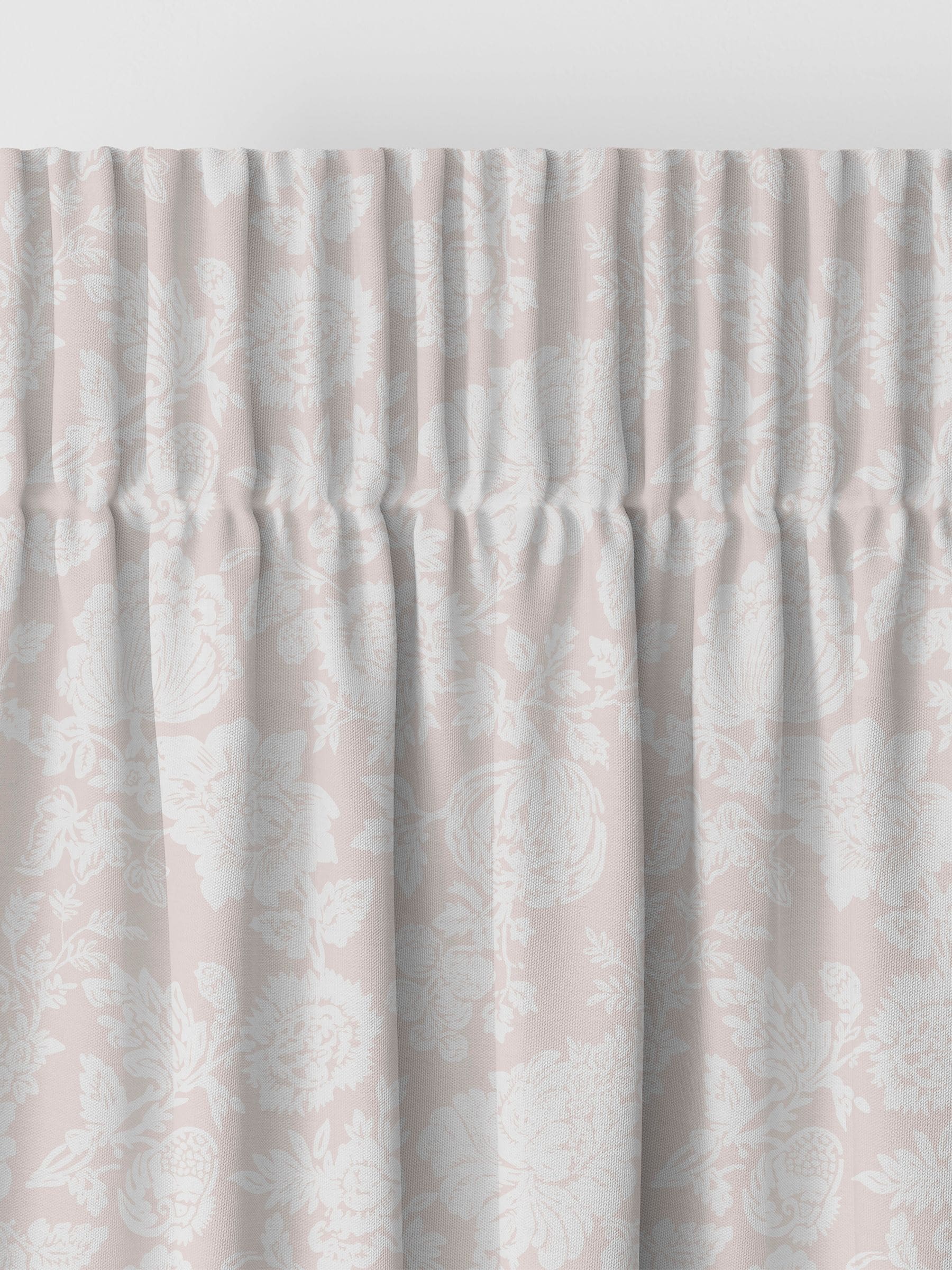 Shabby Chic dusky pink stipple made to measure curtains - British product
