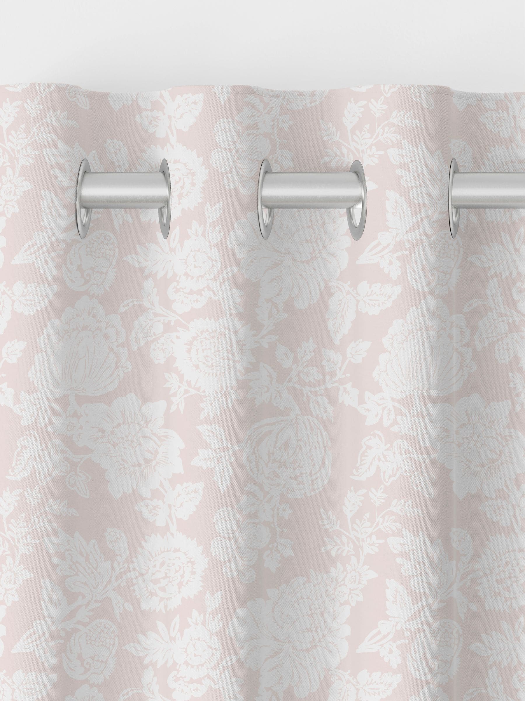 Shabby Chic dusky pink stipple made to measure curtains - British product