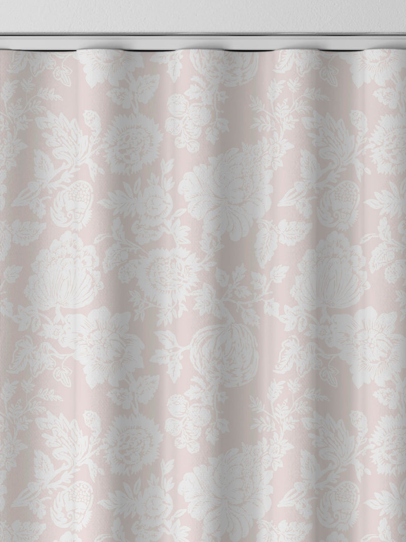 Shabby Chic dusky pink stipple made to measure curtains - British product