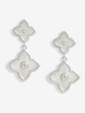 Jon Richard silver mother of pearl earrings, UK version