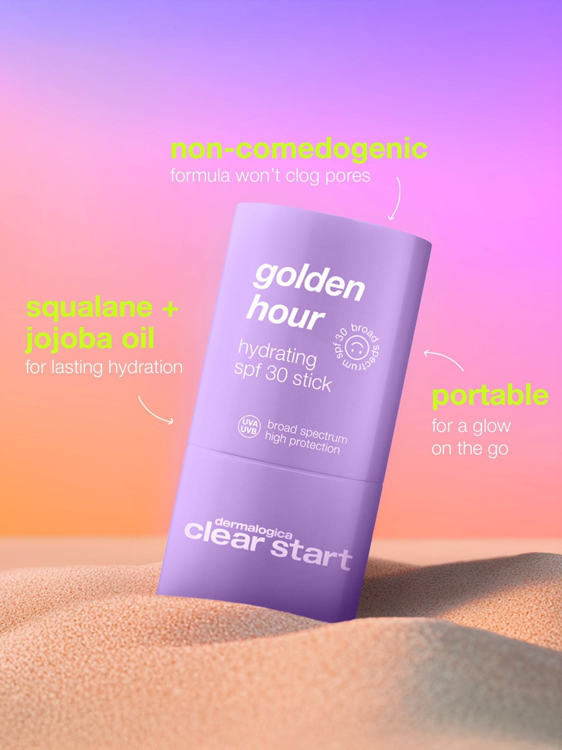 Dermalogica Golden Hour Clarifying SPF30 Stick 20ml - Britisches Produkt