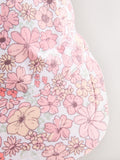 Coral floral swim legionnaire hat children 3mths-10yrs, imported from the UK