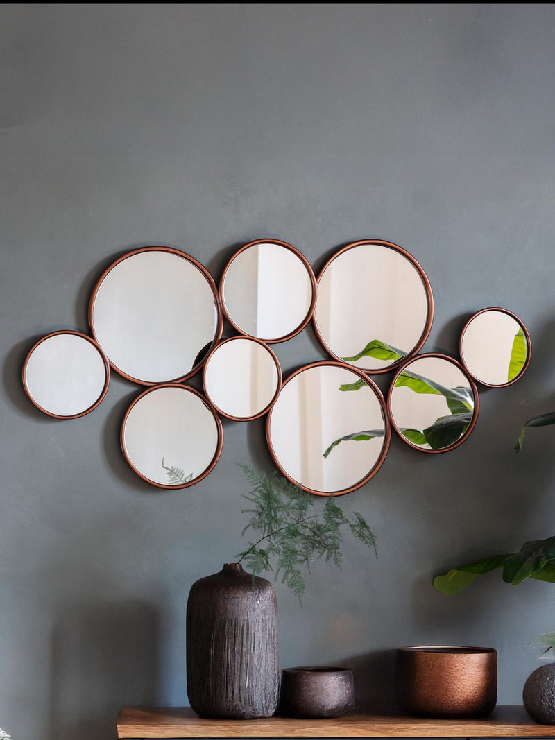 Gallery Home Copper Kempton Mirror 121cm × 58.5cm, UK version