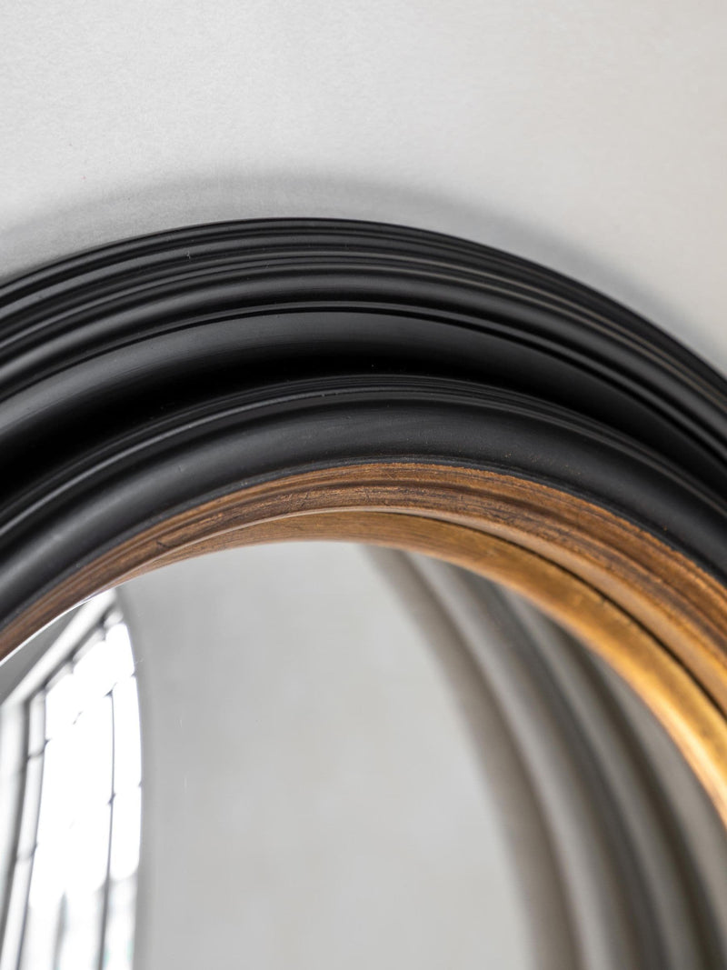 Gallery Home Black Rockfell convex mirror 63cm, UK version