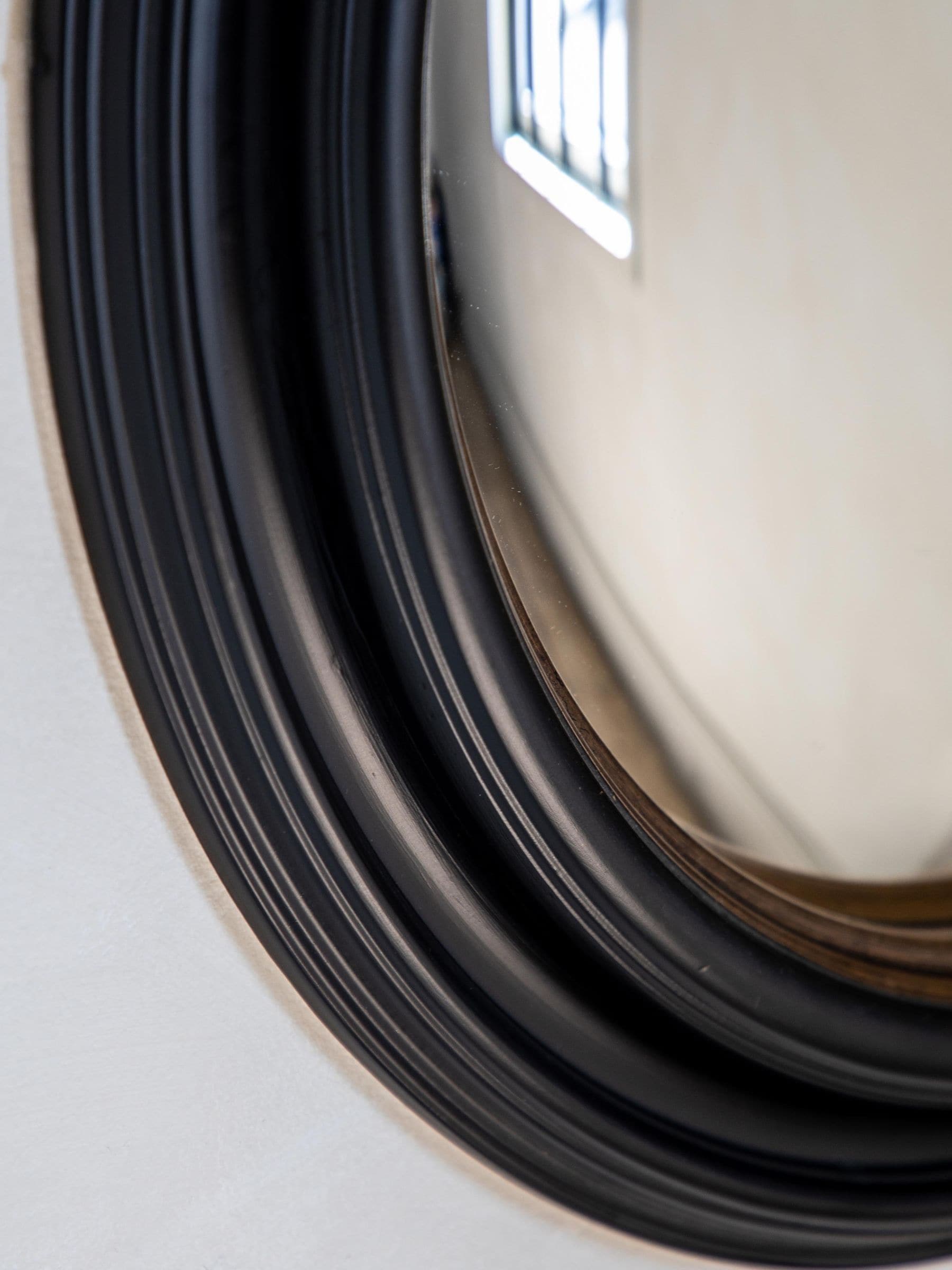 Gallery Home Black Rockfell convex mirror 63cm, UK version