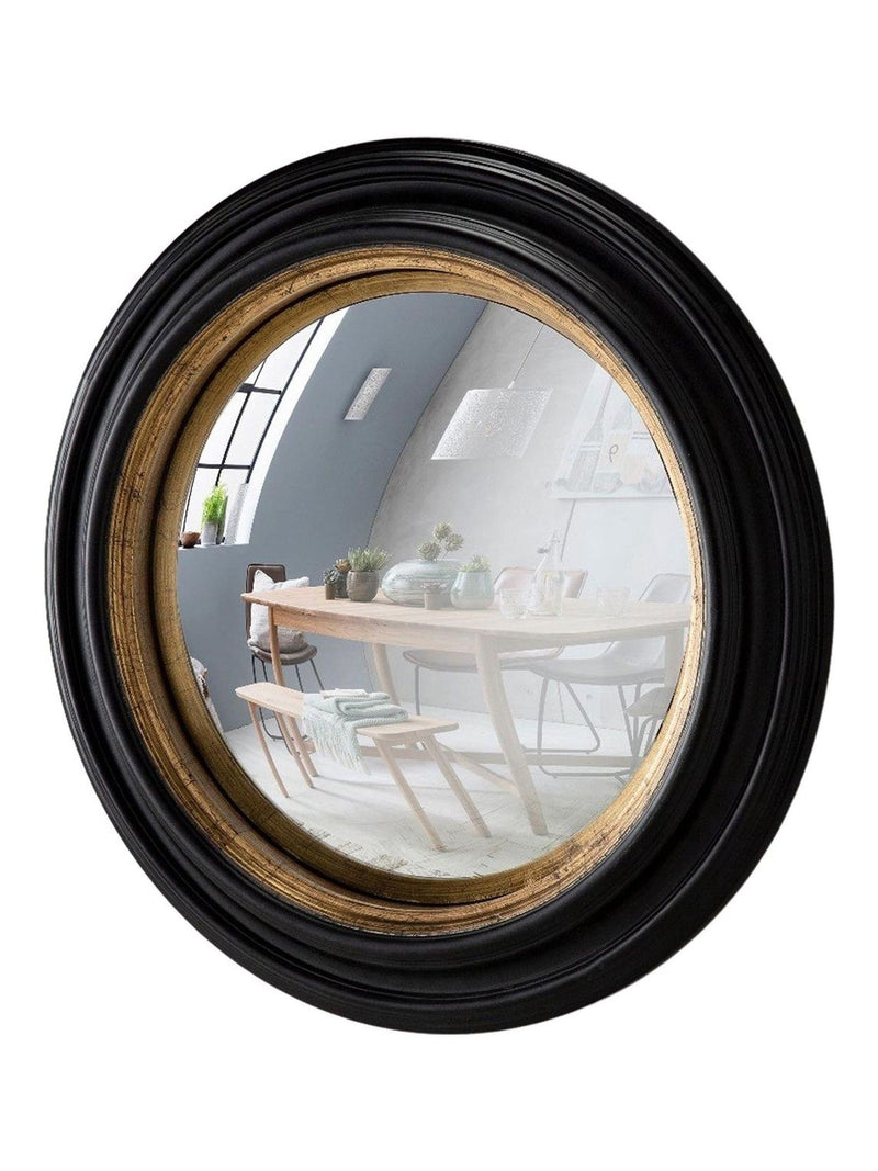 Gallery Home Black Rockfell convex mirror 63cm, UK version