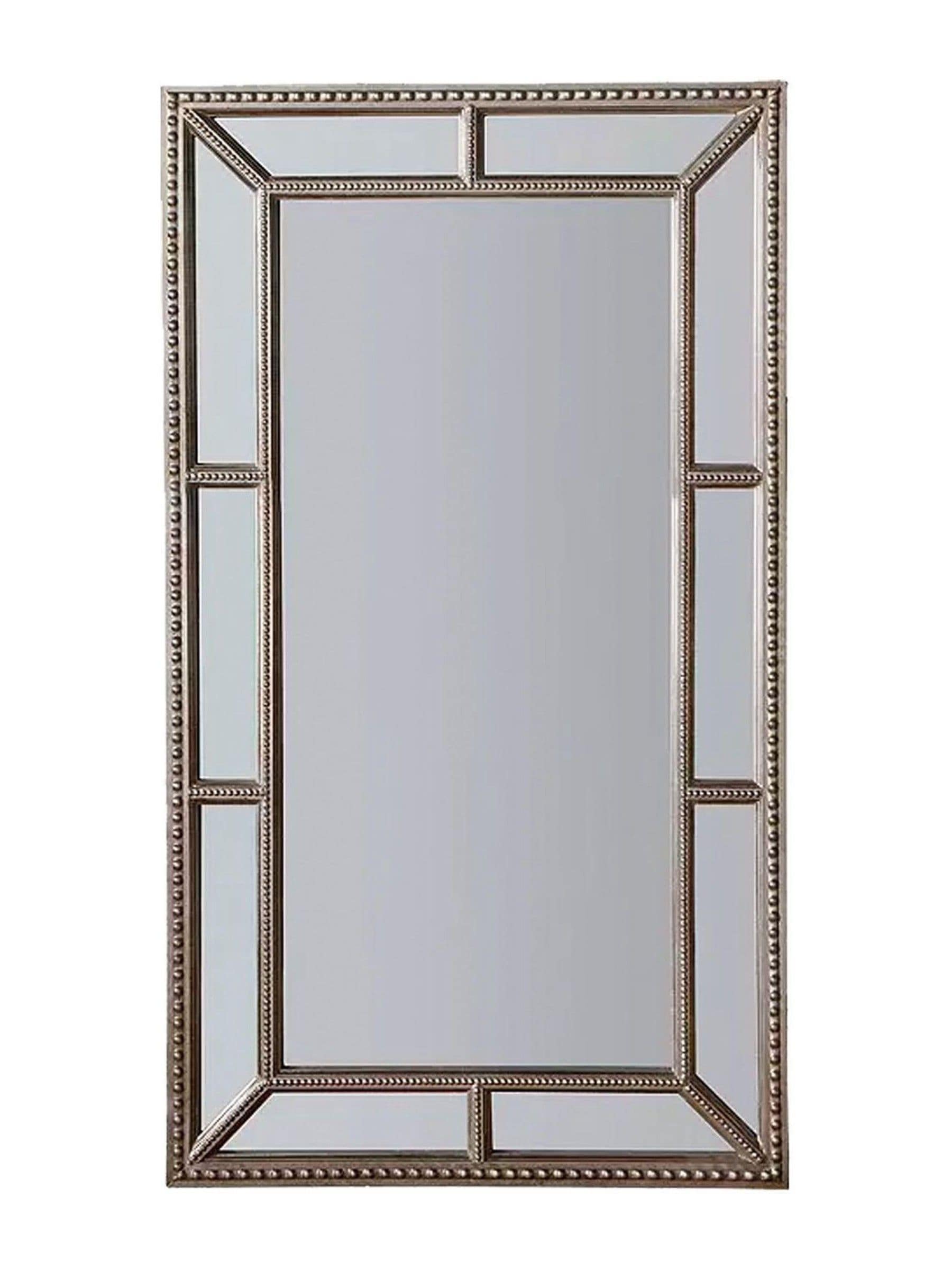 Gallery Home Silver Lawthorne leaner mirror 157.5cm x 79cm, UK version
