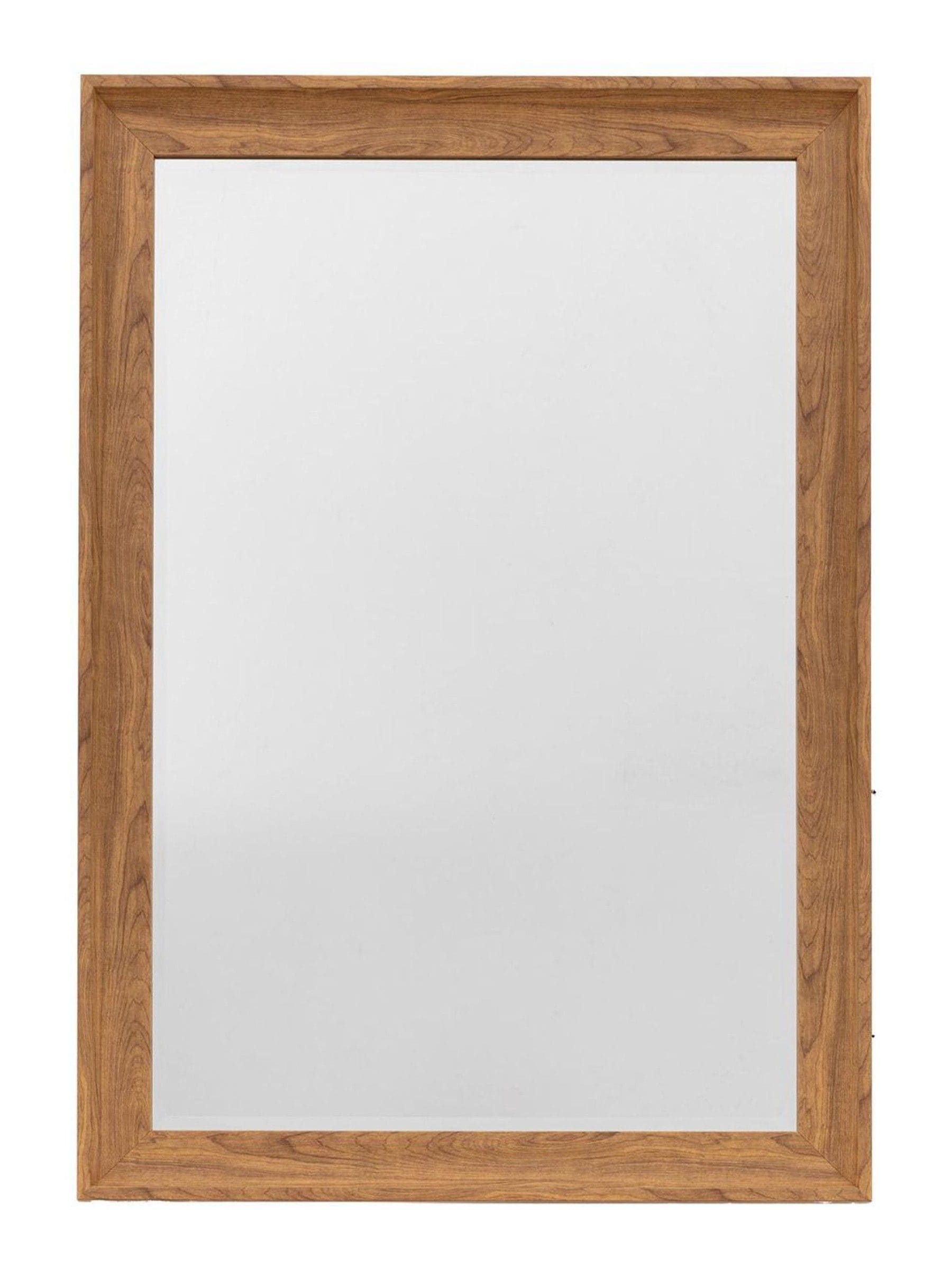 Gallery Home Light Wood Fraisner Rectangle Mirror