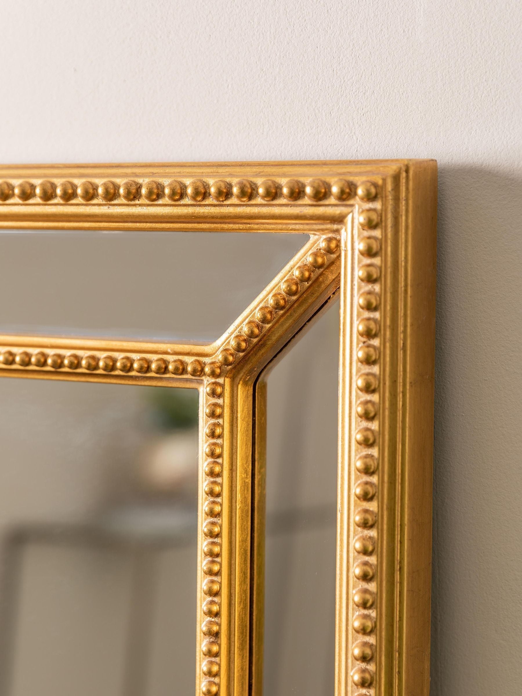 Gallery Home Gold Sinvello Rectangle Mirror 121cm x 80cm, UK version