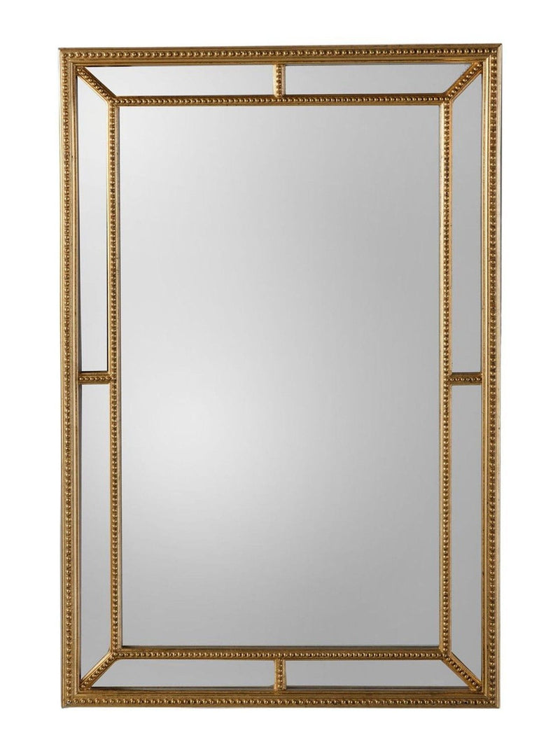 Gallery Home Gold Sinvello Rectangle Mirror 121cm x 80cm, UK version