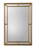 Gallery Home Gold Sinvello Rectangle Mirror 121cm x 80cm, UK version