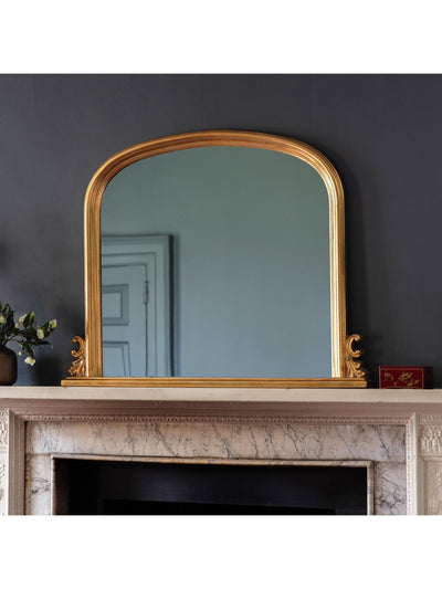 Next Gallery Home Gold Thornhill Wall Mirror 94cm x 118cm- Buy online at McGrocer
