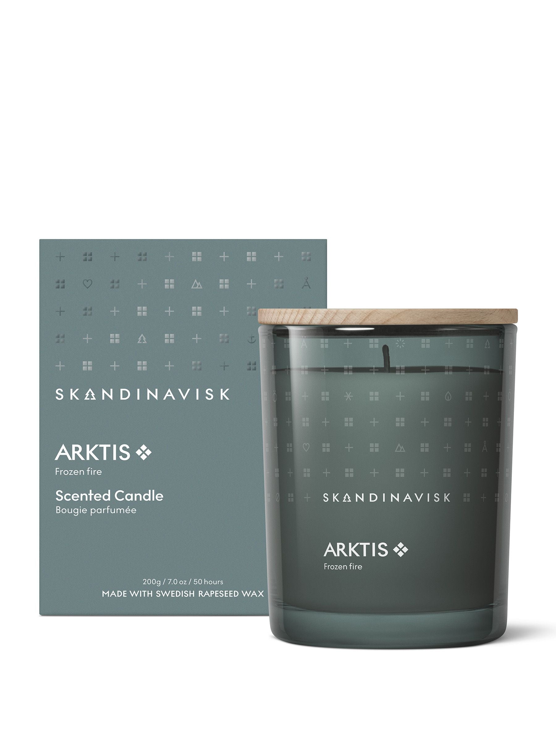 Skandinavisk ARKTIS scented candle 200g, UK version