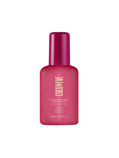 Next Coco & Eve Sunny Honey Tan Boosting Anti-Aging SPF50 Body Oil 150ml- Buy online at McGrocer