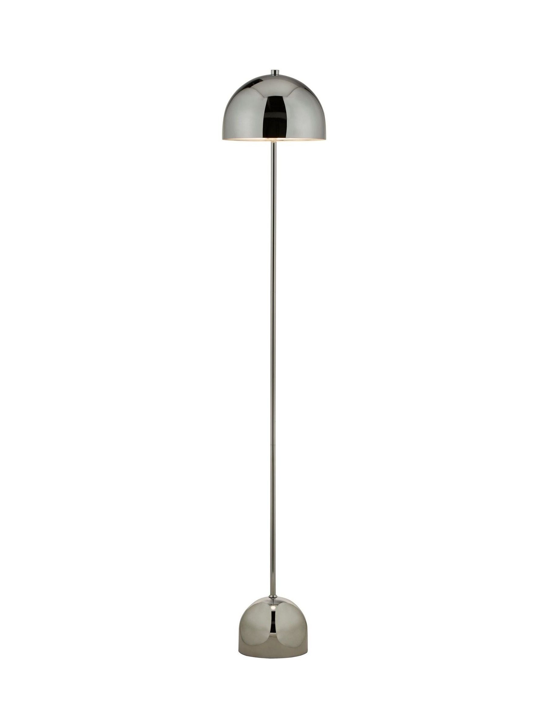 Searchlight Bellota chrome rechargeable LED floor lamp, UK version