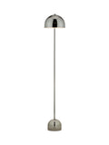 Searchlight Bellota chrome rechargeable LED floor lamp, UK version