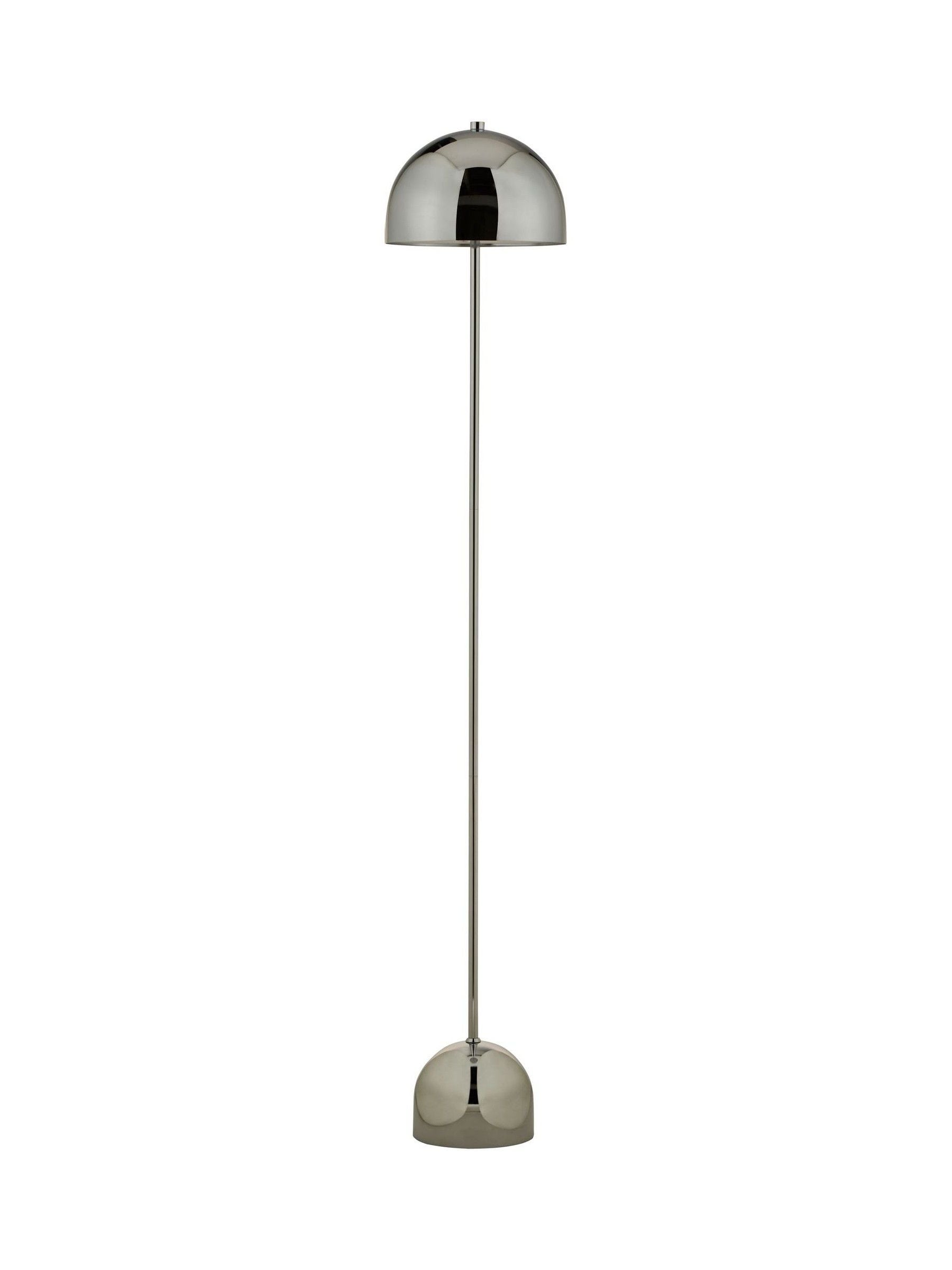 Searchlight Bellota chrome rechargeable LED floor lamp, UK version