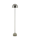 Searchlight Bellota chrome rechargeable LED floor lamp, UK version