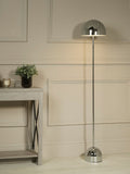Searchlight Bellota chrome rechargeable LED floor lamp, UK version