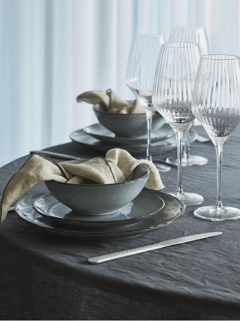 Broste Copenhagen Soft Blue Nordic Sea dinner set for two - British product